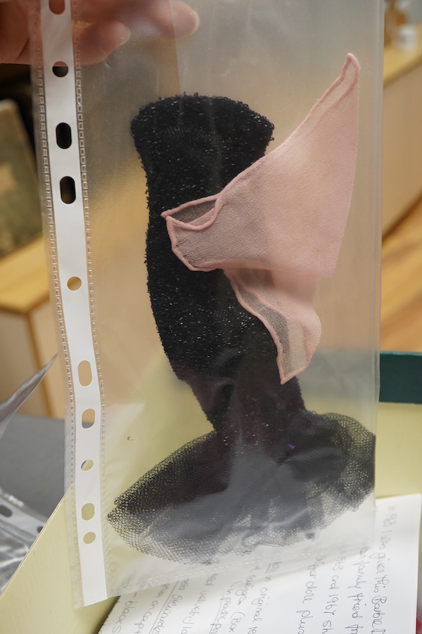 A 1960's Mattel Inc. Barbie doll, 1963, together with a Skipper doll, and a collection of eight original outfits with accessories, sorted into individual packets, outfits purchased between 1963 to 1966 include; American